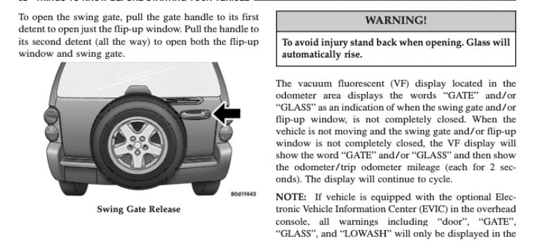 2005 Jeep Liberty Owners Manual