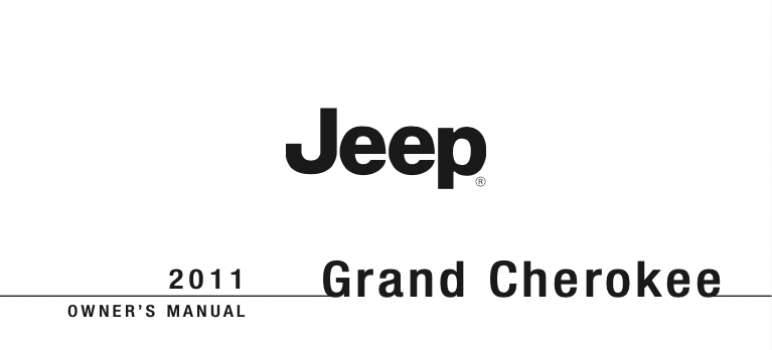 2011 Jeep Grand Cherokee Owners Manual